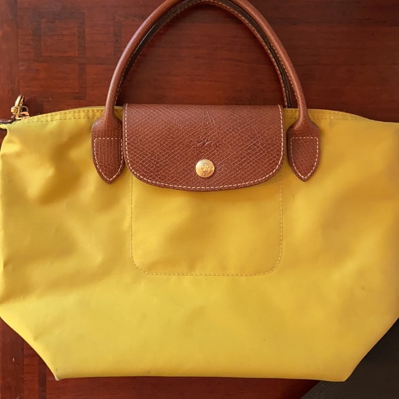 Longchamp LE PLIAGE YELOW/GREEN BAG Small - Picture 2 of 5